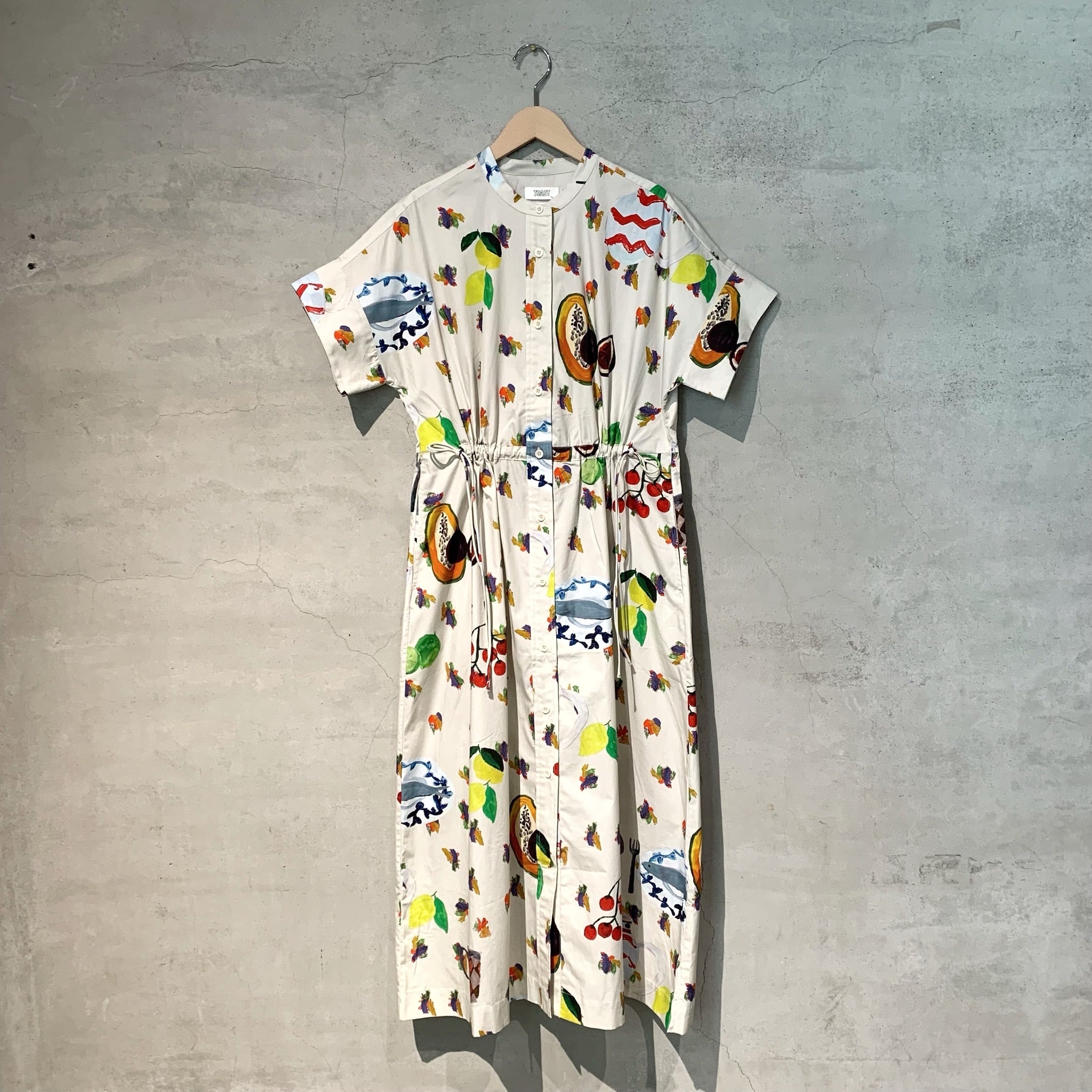 TOAST】Table Setting Print Cotton Dress/ No.156 | eighty88eight