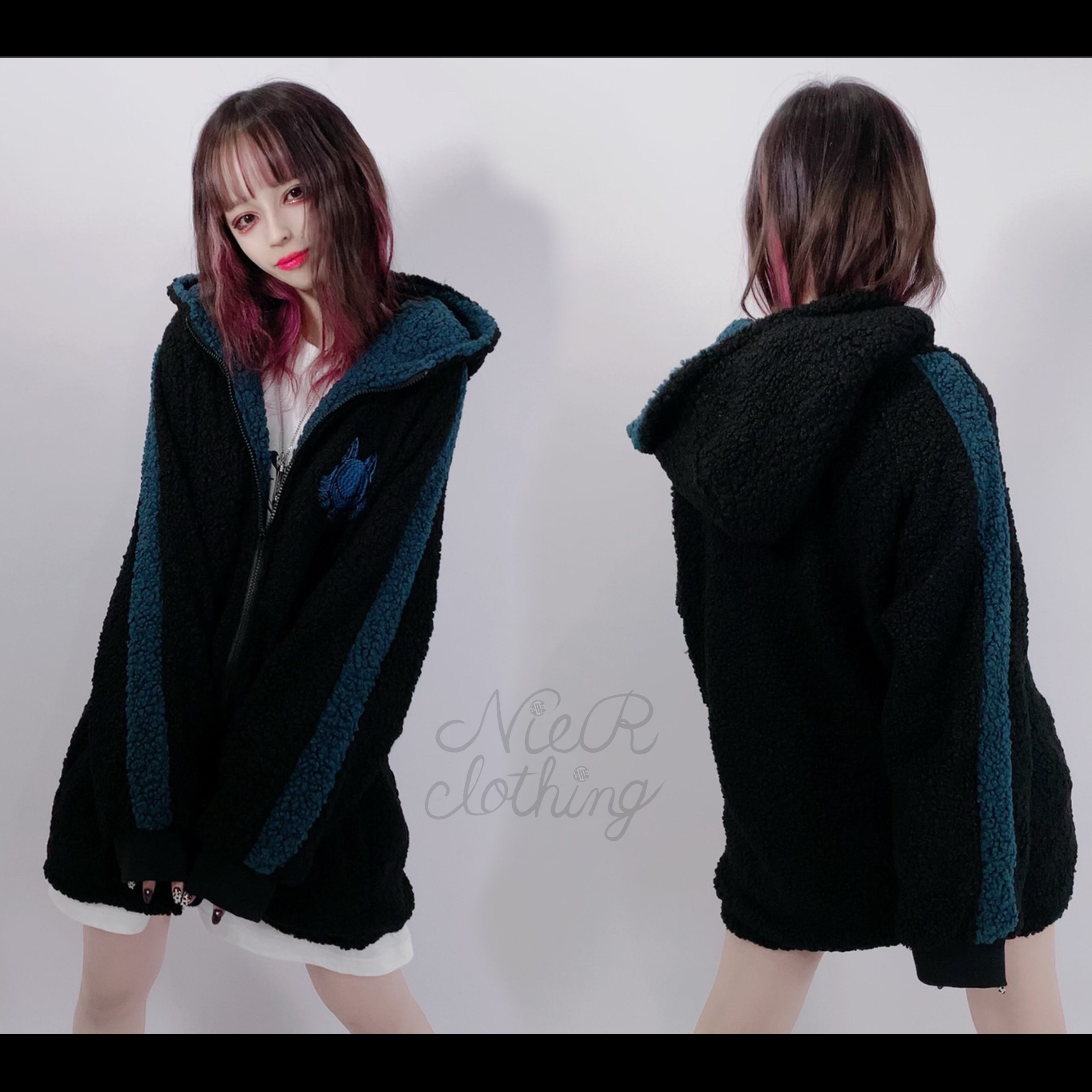 NIER CLOTHING ふわもこ ボア ZIP アウター