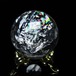 アイリスクォーツ 水晶 丸玉 虹入り 26mm 水晶玉 置物 スフィア 141-6973