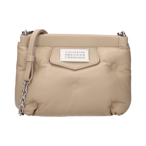 MAISON MARGIELA メゾンマルジェラ レディース クロスボディバッグ レザー ベージュ