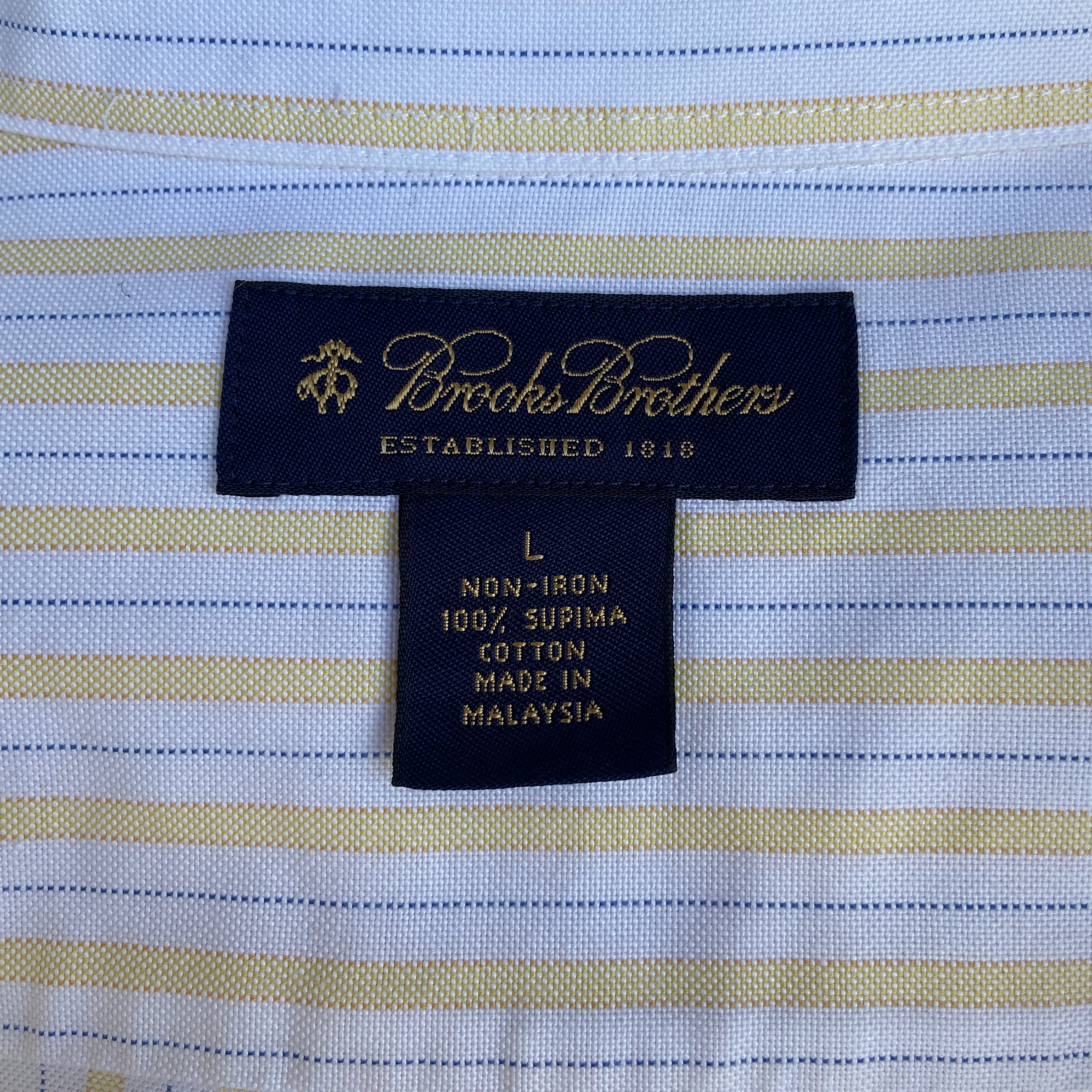 Brooks Brothers ブルックスブラザーズ ストライプ ボタンダウンシャツ