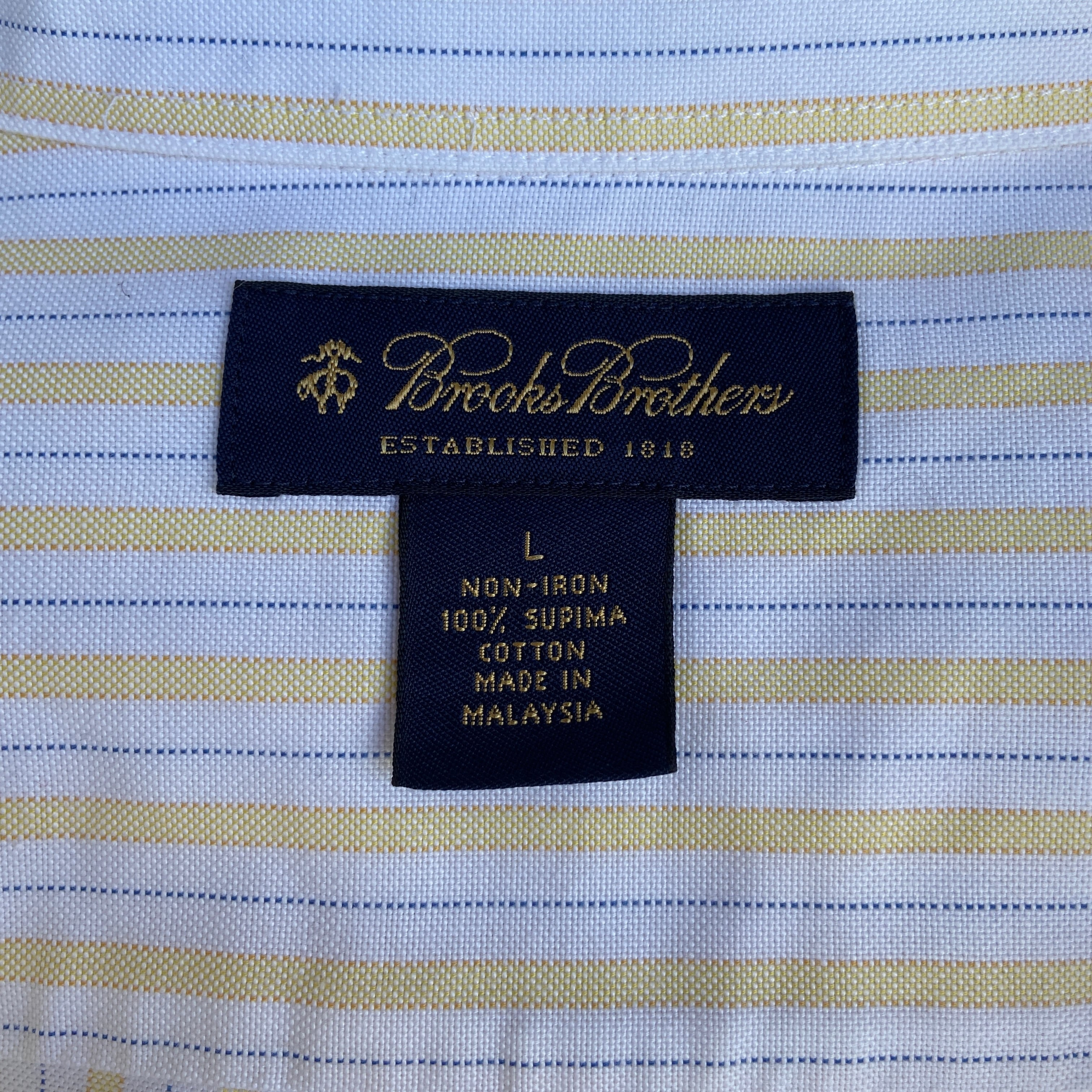 Brooks Brothers ブルックスブラザーズ ストライプ ボタンダウンシャツ 