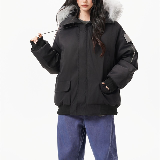 アーバンシルエットフードブルゾン 3col R01183