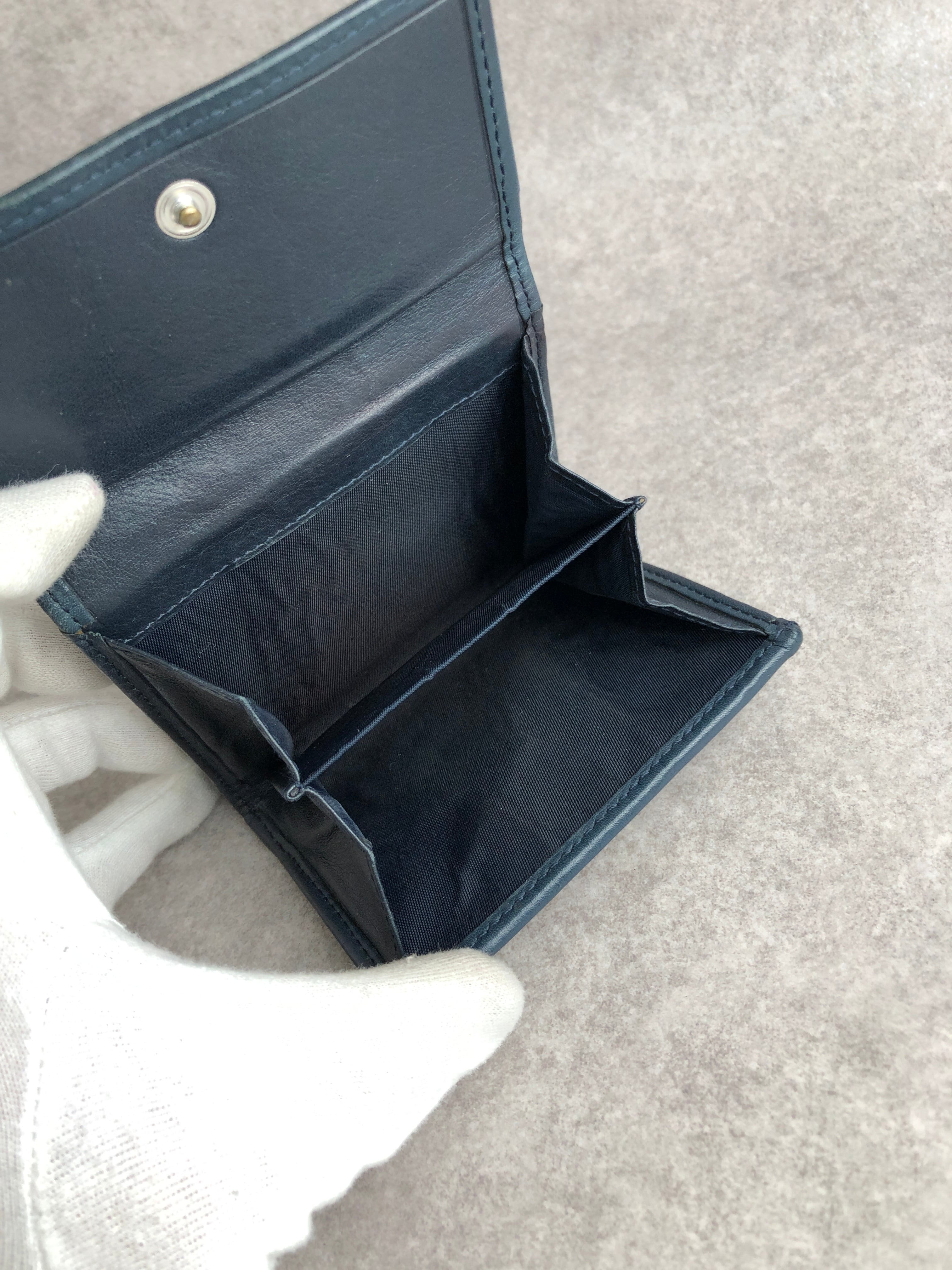 Christian Dior クリスチャン ディオール トロッター 財布 ネイビー