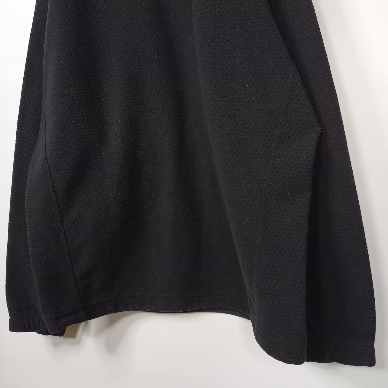 ナイキ　ゴルフ　Vネック　フリース　プルオーバー　トレーナー　刺繍ロゴ　黒　XL