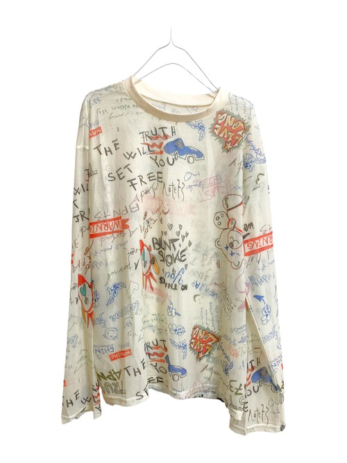 【solmu select】POP big tulle tops（graffiti）