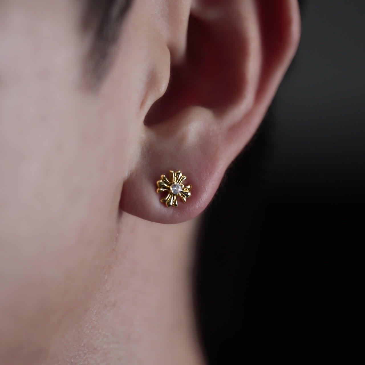 アクセサリー Llife 18KGP PIERCE 18kgp small cross pierce VP1-108 | VERIELA