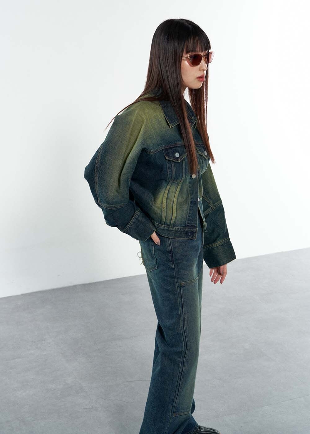 INDIGO DENIM JACKET（INDIGO / F） | IUNLEASH