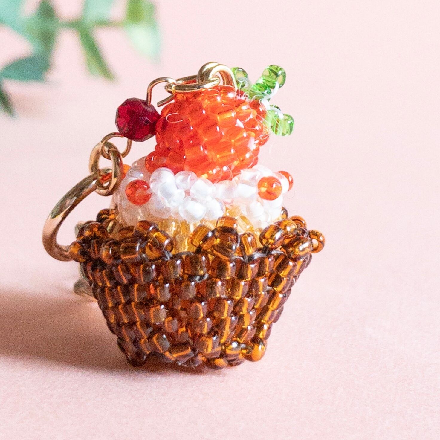 カップケーキのキーホルダー | うさのひみつきち