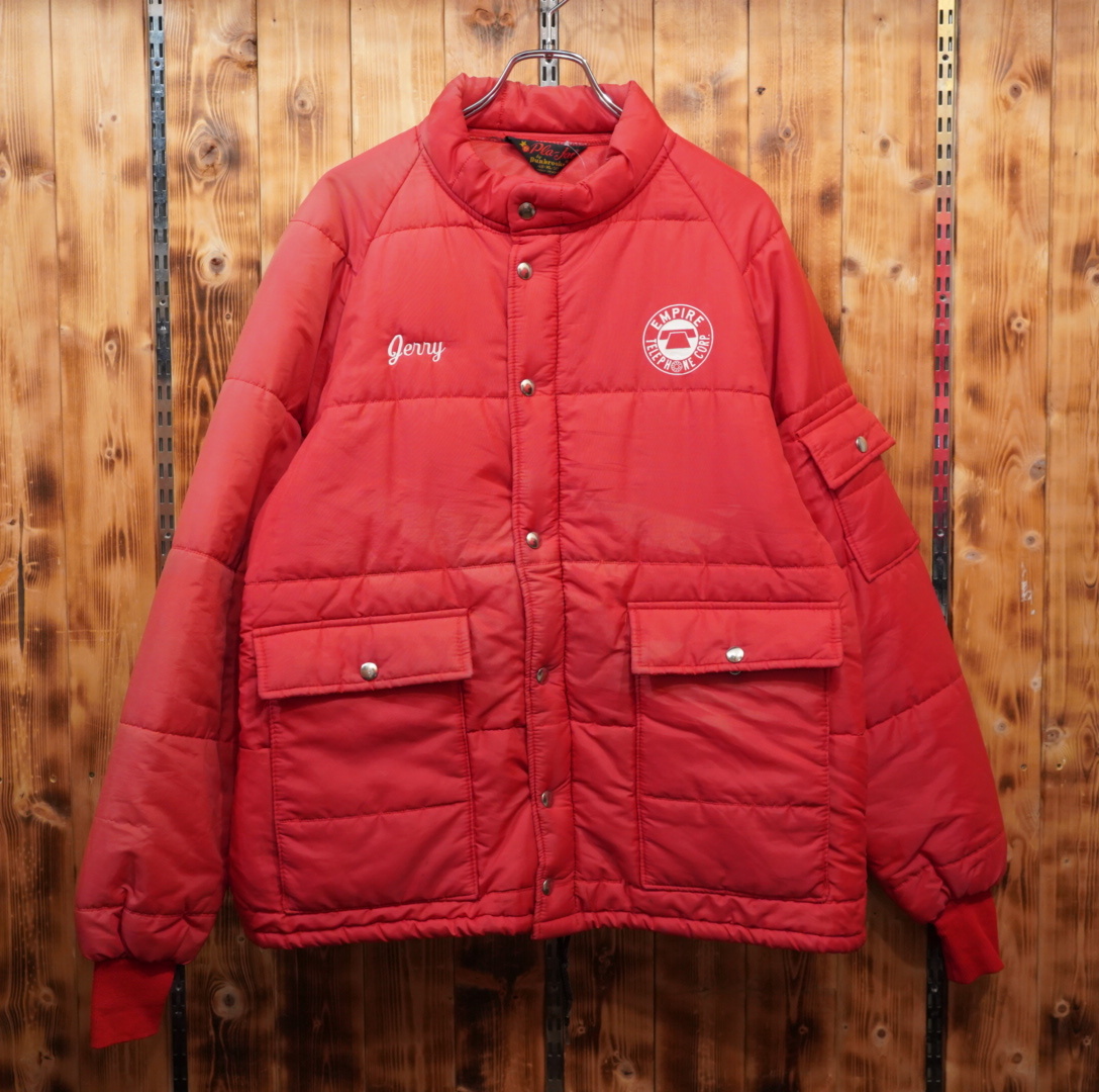 LEMAIRE 赤 ジャケット 70s pla-jac ラグラン 中綿ジャケット XL/ヴィンテージ | 古着屋youth