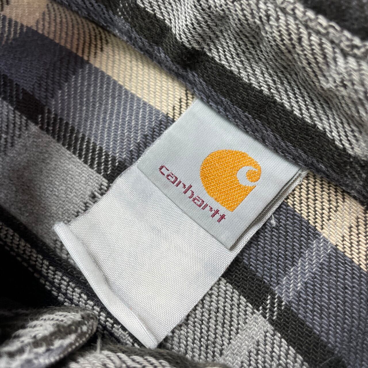80年代〜 襤褸 Carhartt カーハート 長袖 ヘビーネルシャツ チェック