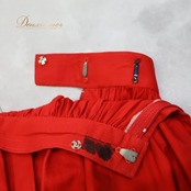 フォークダンス 衣装 スカート レッド系 チロリアン チロリアン カントリー リボン 赤 白 青 水色 黄 緑 ボリューム ダンス衣装 鮮やか イベント 練習 レッスン おしゃれ ホワイト系 ピンク系 ブルー系 グリーン系 イエロー系