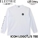 ELECTRIC エレクトリック ICON LOGO L/S TEE ロングスリーブTEE ロンT メンズ レディース E26ST10 WHT 26SP 日本代理店正規品