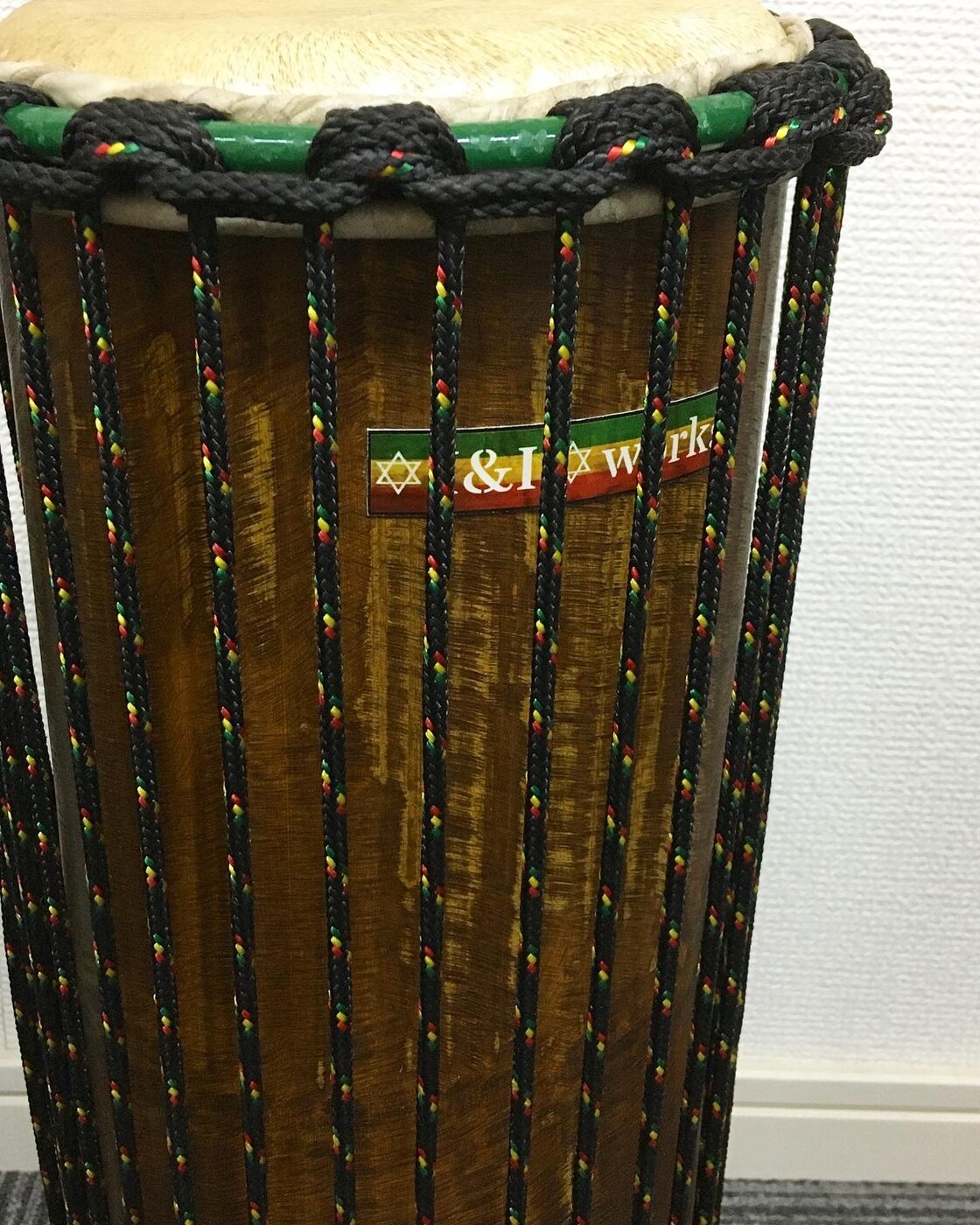 バンブーナイヤビンギドラム ケテドラム ジャンベ 竹太鼓 レゲエ 