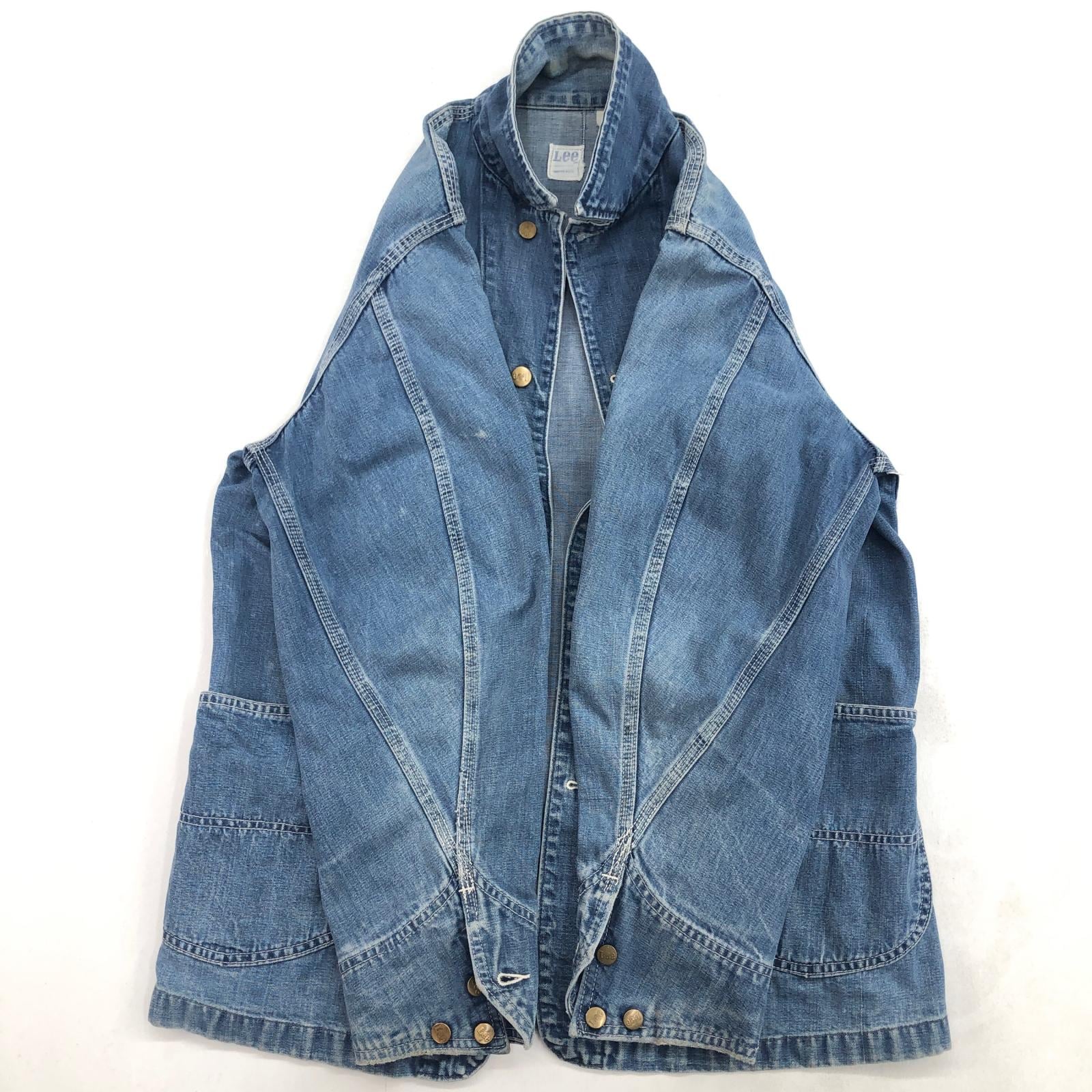 LEE リー 70年代 中期 USA製 91-J デニム カバーオール デニム