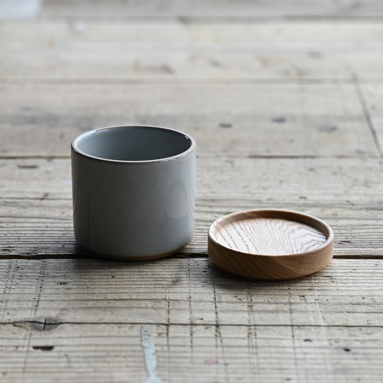 HASAMI PORCELAIN ORIGINAL 【Tray Lid 85×21mm Ash】》| HASAMI