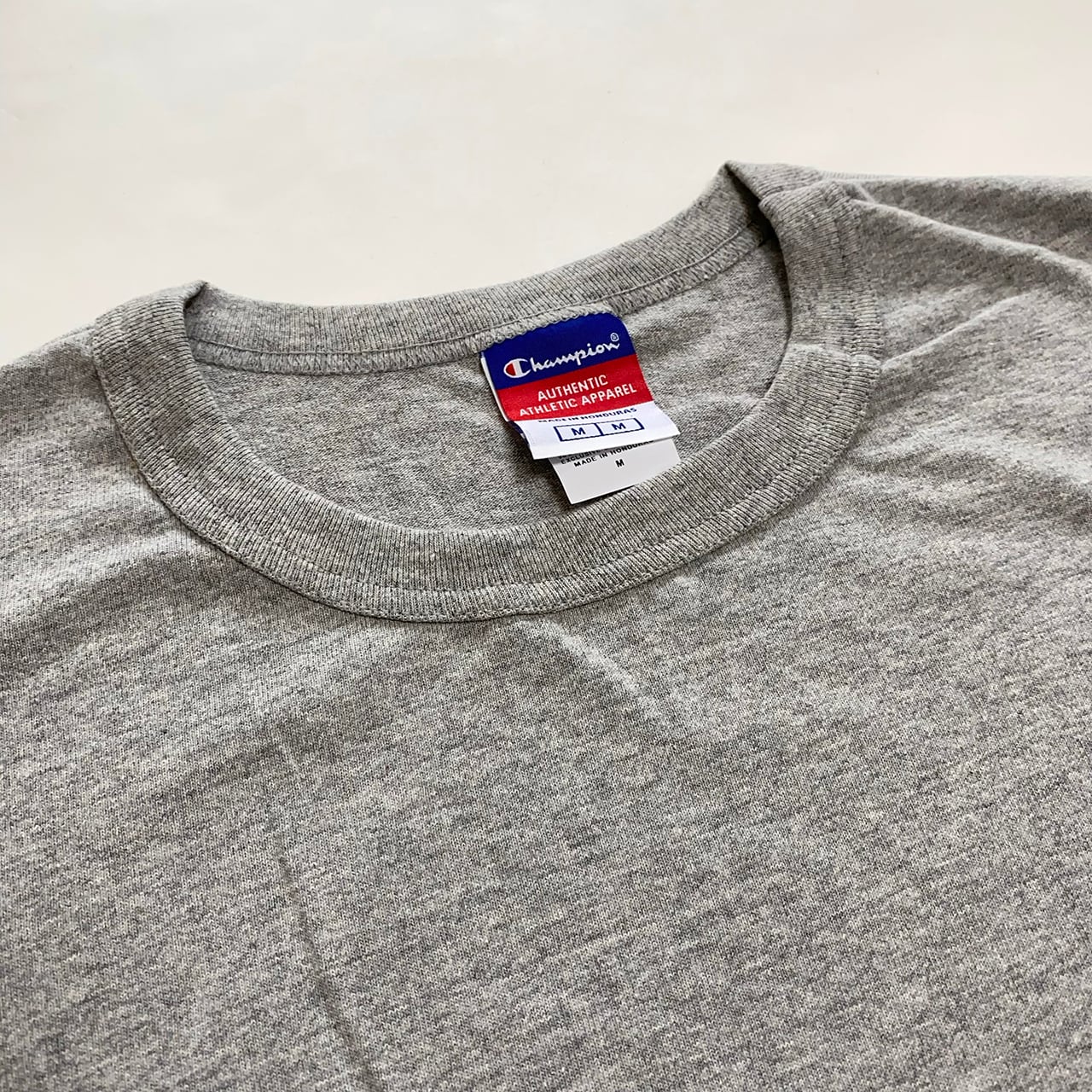 USA企画】Champion 7oz ヘビーウエイト Tシャツ 『杢グレー』 | hab