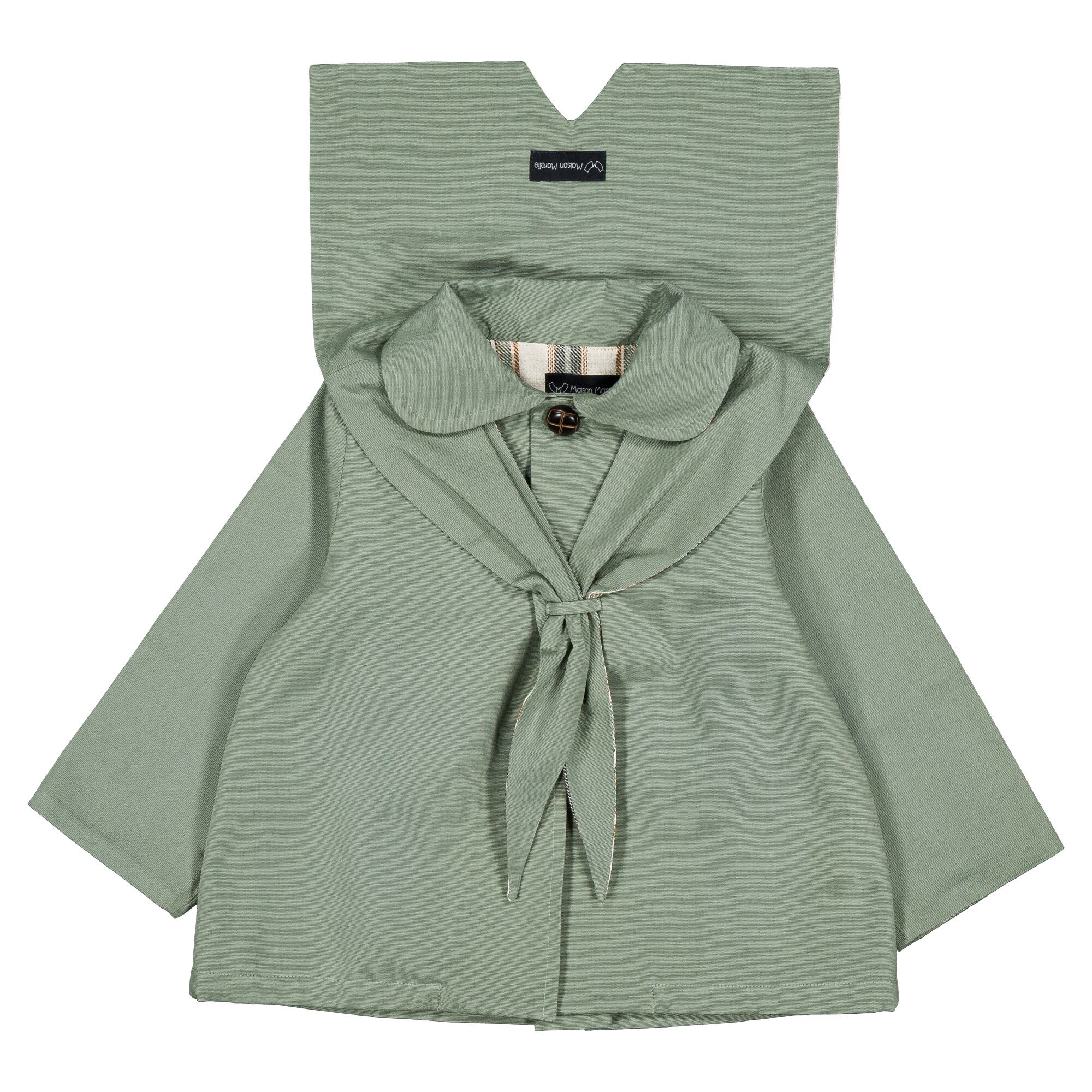 【予約・特典あり】Maison Marelle / jacket VOLTAIRE- celadon green / 6Y~12Y