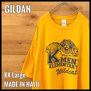 【GILDAN】小学校 Kment Elementary School WILDCATS スポーツチーム Tシャツ2XL オーバーサイズ US古着