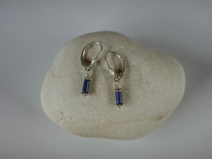 <vintage silver925>beads lapis hook pierce