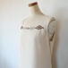 刺繍ノースリーブワンピース