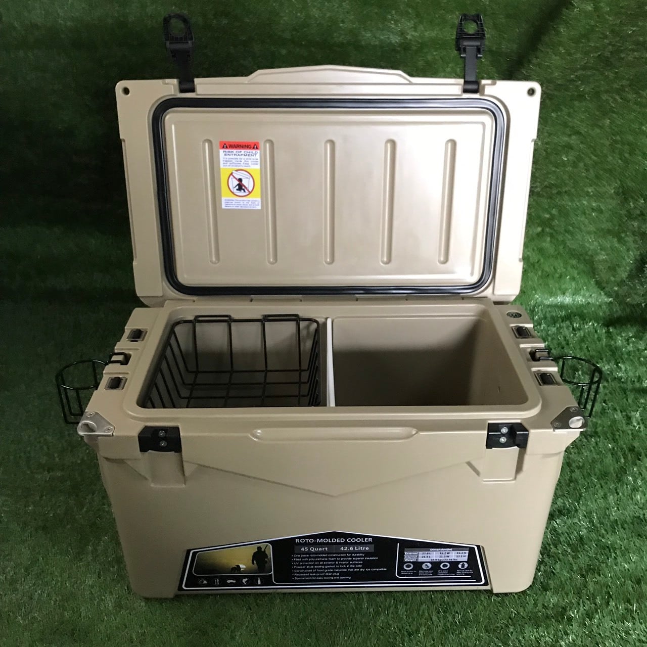 別注カラー‼️アイスランドクーラーボックス 45QT ブルーカモ‼️ハードクーラ