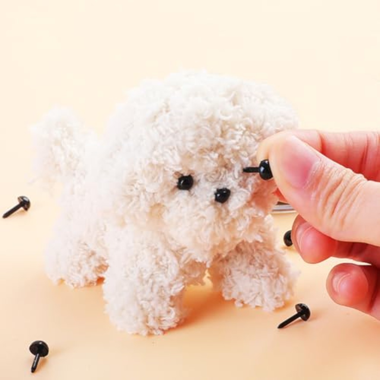 さし目 ぬいぐるみ 目 5 mm 約400個入り 黒 差し目 動物 人形眼 アイ 人形目 テディベア目玉 パーツ 黒目 ドールアイ 丸型 クラフト 手芸パーツ 手作りめ DIY材料 ドールメイキング 用 アクセサリー プラスチック 円形 小さい 可愛い ブラック