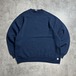 90s USA製 Russell V-neck 無地 ネイビー Mid XL