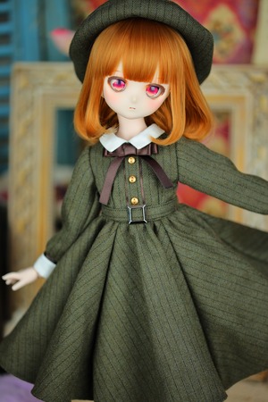 MDD / SDM対応OF 【深碧の森の館ドレス ディープグリーン】MDD / SDM Outfit Set【Forest House Deep green】