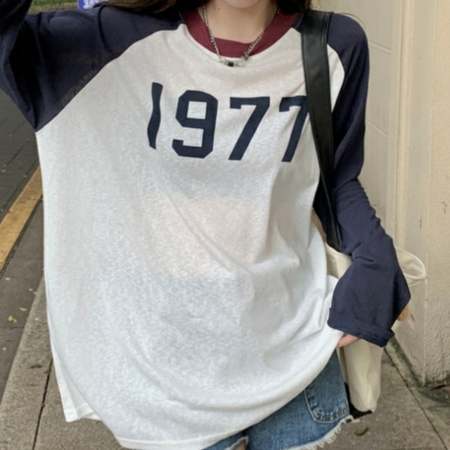 プリントロングTシャツ 00112