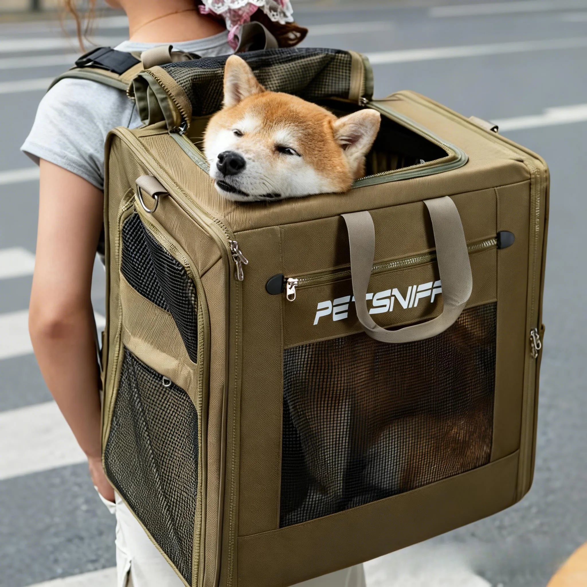 PETSNIFFS ペット用ベビーカー、犬用キャリーバッグ、キャリーケース