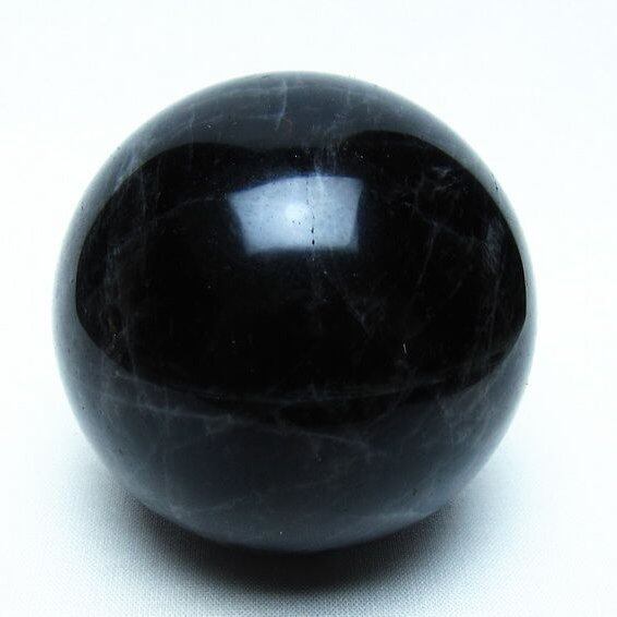 モリオン 黒水晶 丸玉 65mm 一点物 151-9501