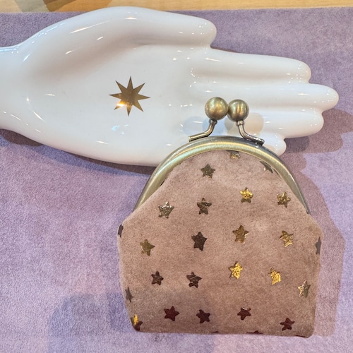 miniがま口 星空 ベージュ AGD