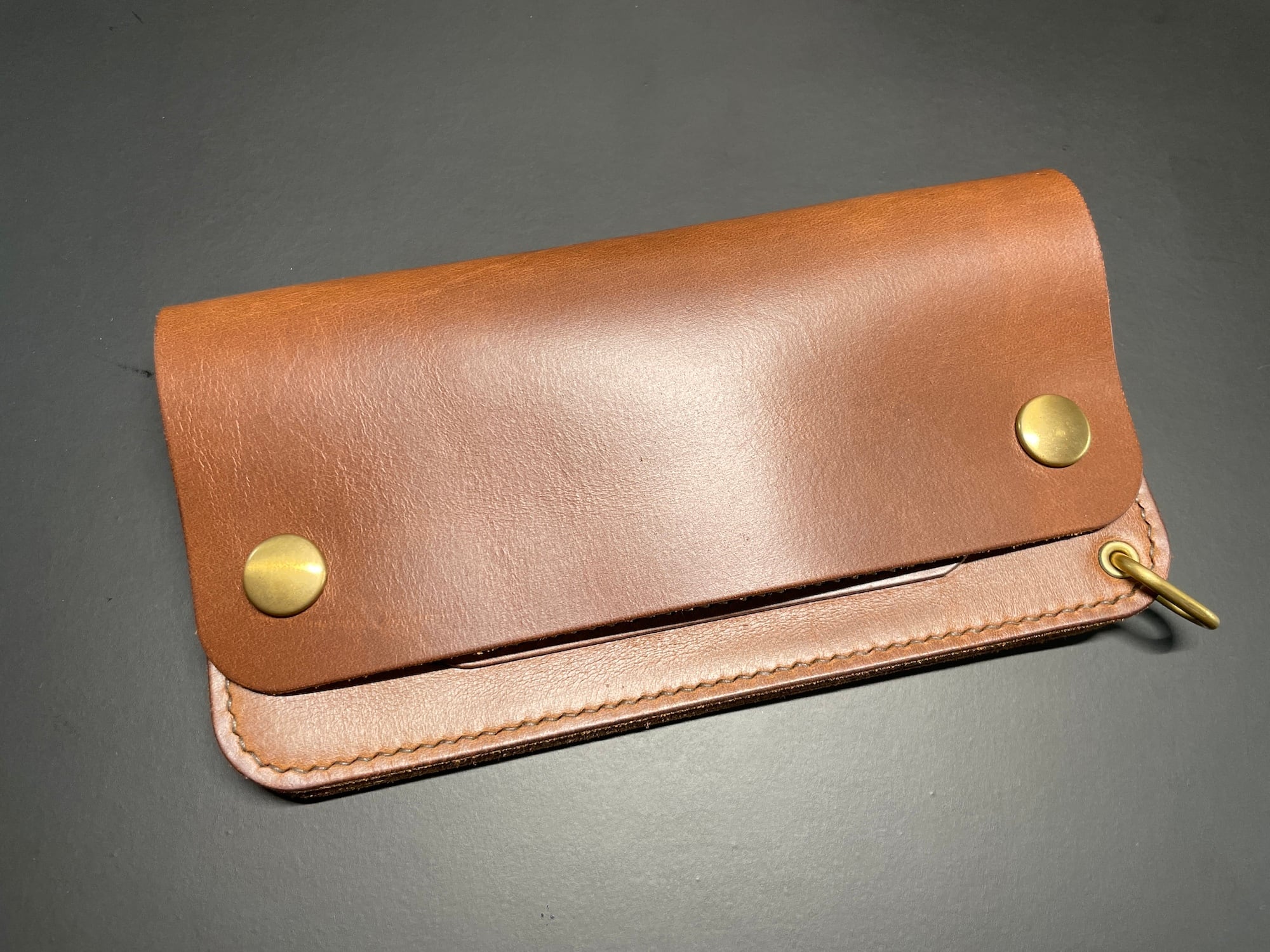 【在庫品】トラッカーウォレット/クロムエクセル・ナチュラル