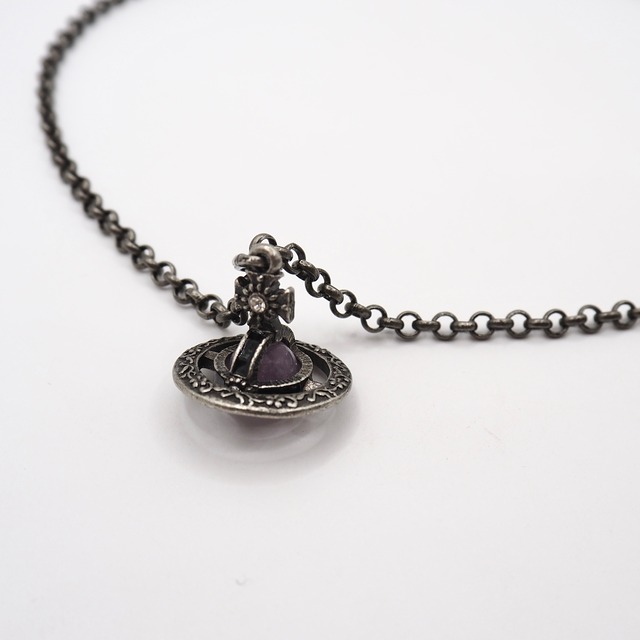 Vivienne Westwood 花刻印 スモール オーブ ネックレス ヴィヴィアンウエストウッド