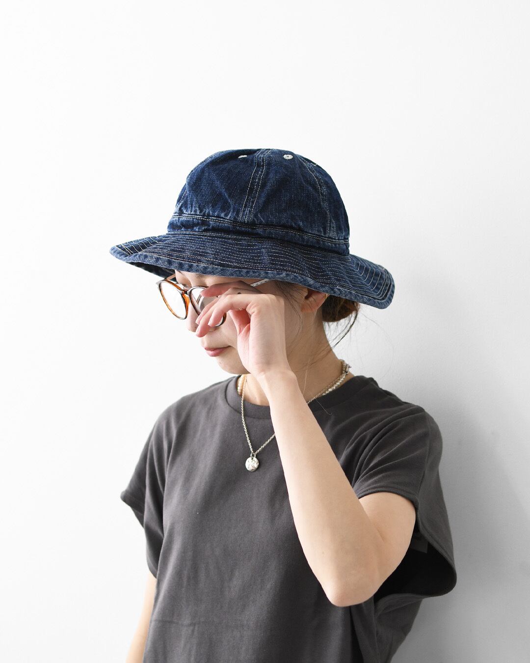DECHO [デコー] XX DENIM ARMY HAT [2-2sd26] XXデニム アーミー