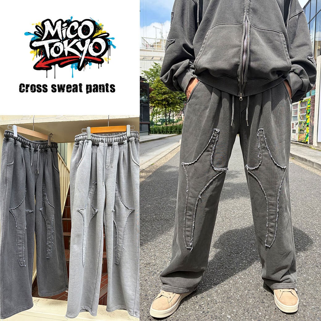 MICO TOKYO Cross sweatpants クロススウェットパンツ オリジナル 男女