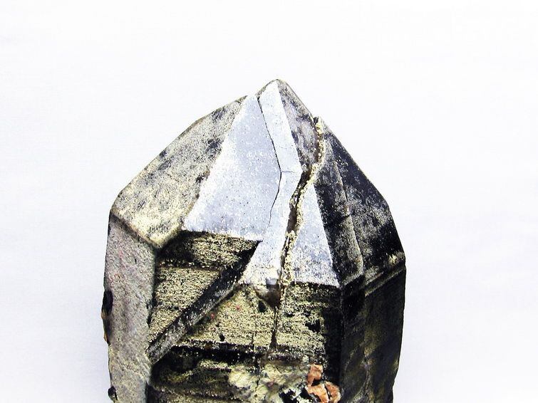 4Kg モリオン 黒水晶 原石 山東省産 台座付属 [送料無料] 191-344