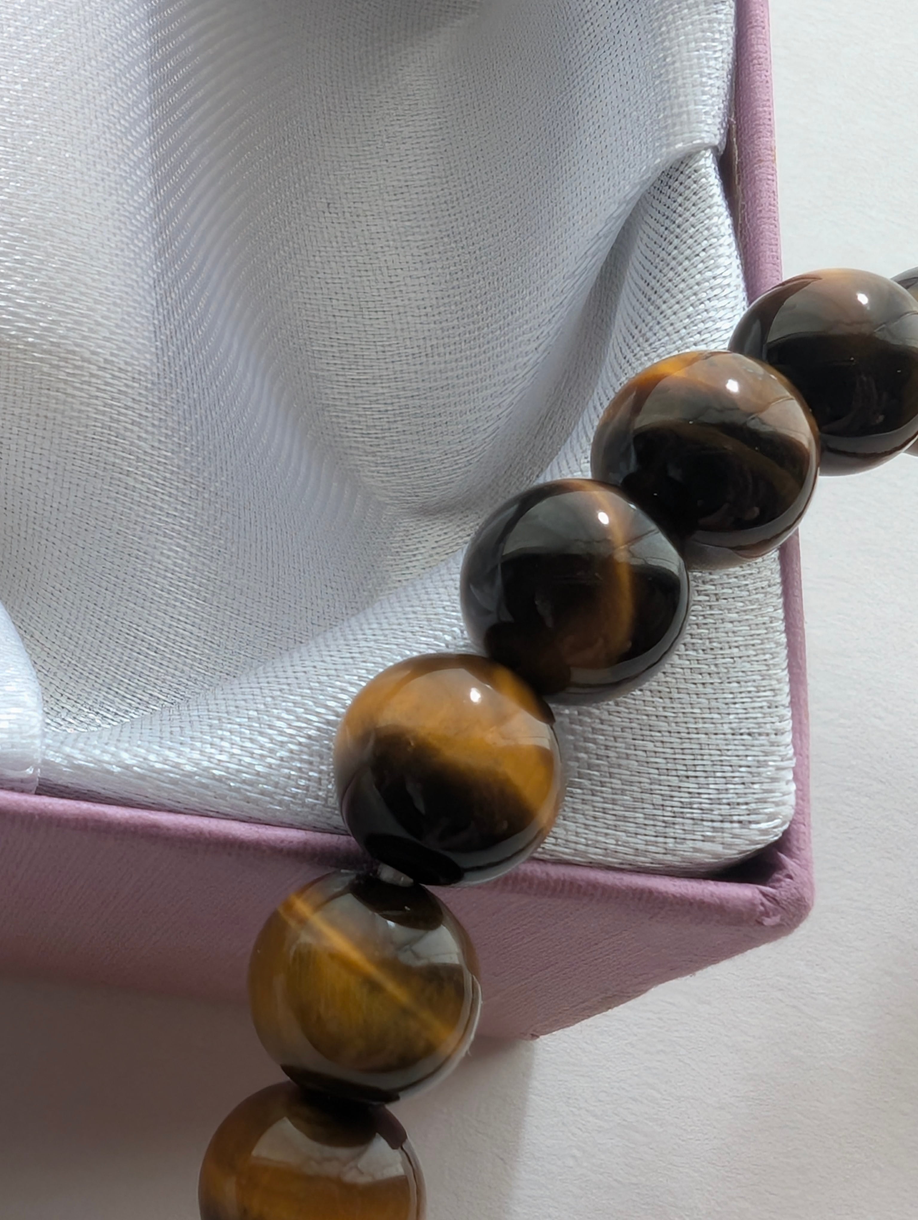 タイガーアイ 8mm玉 | 天然石のささやき