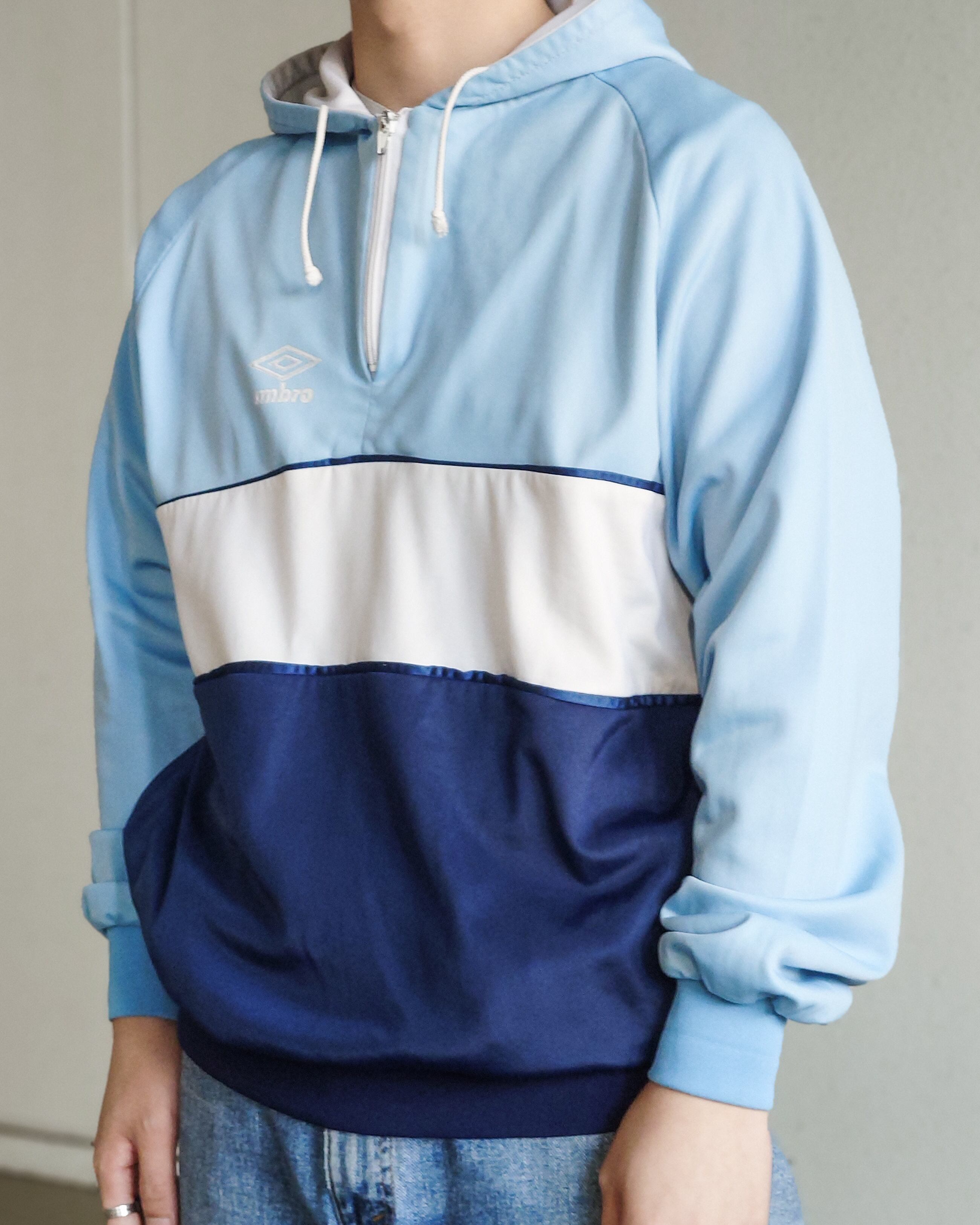 80's umbro JERSEY HALF-ZIP PARKA | STRAYSHEEP ONLINE
