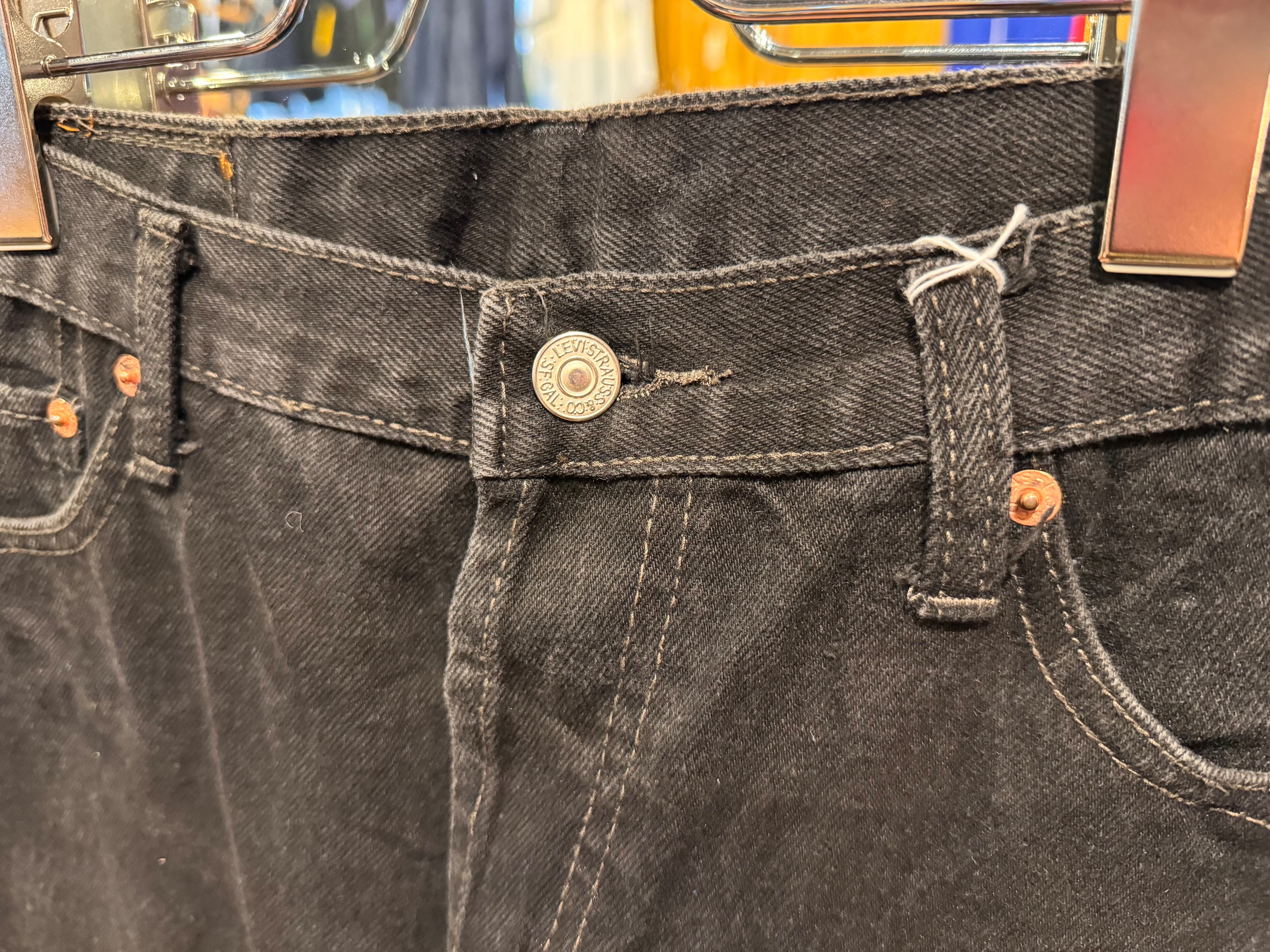 1990年代/Levi's リーバイス/501 ”先染め” ストレートブラック 1990年代/Levi's リーバイス/501 ”先染め” ストレートブラック
