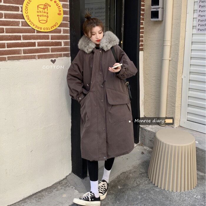 ベルベットジャケット レディースルーズフード コットン モンロー76917530478