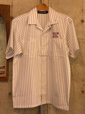 【NUTSTOWN】 STRIPE WORK SHIRT【KEEP WEIRD】