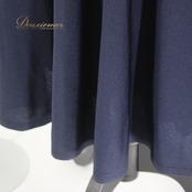 【美品 社交ダンス衣装】スカート レッスンウェア 練習着 boutique STULE 紺 ネイビー 無地 シンプル かわいい 可愛い 上品