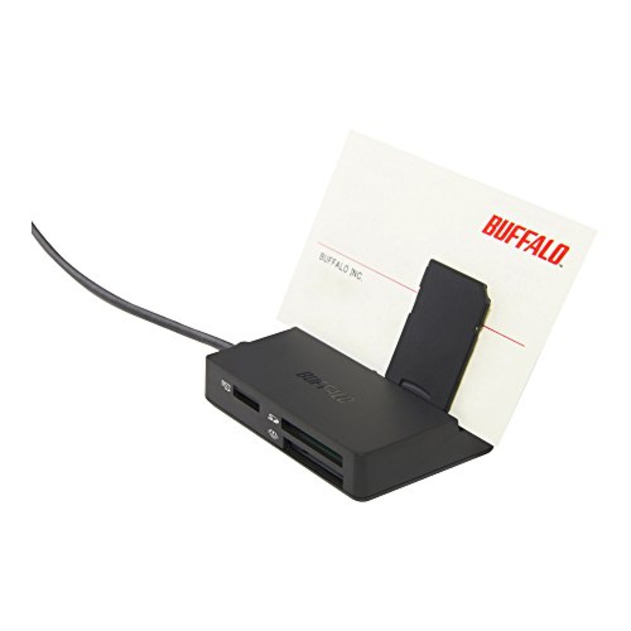 バッファロー BUFFALO USB2.0 マルチカードリーダー スタンダードモデル ホワイト BSCR105U2WH+K8