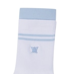 (W) DOUBLE BLOCK SOCKS [サイズ: F(AGEUWSC03SBF)] [カラー: SKY BLUE]