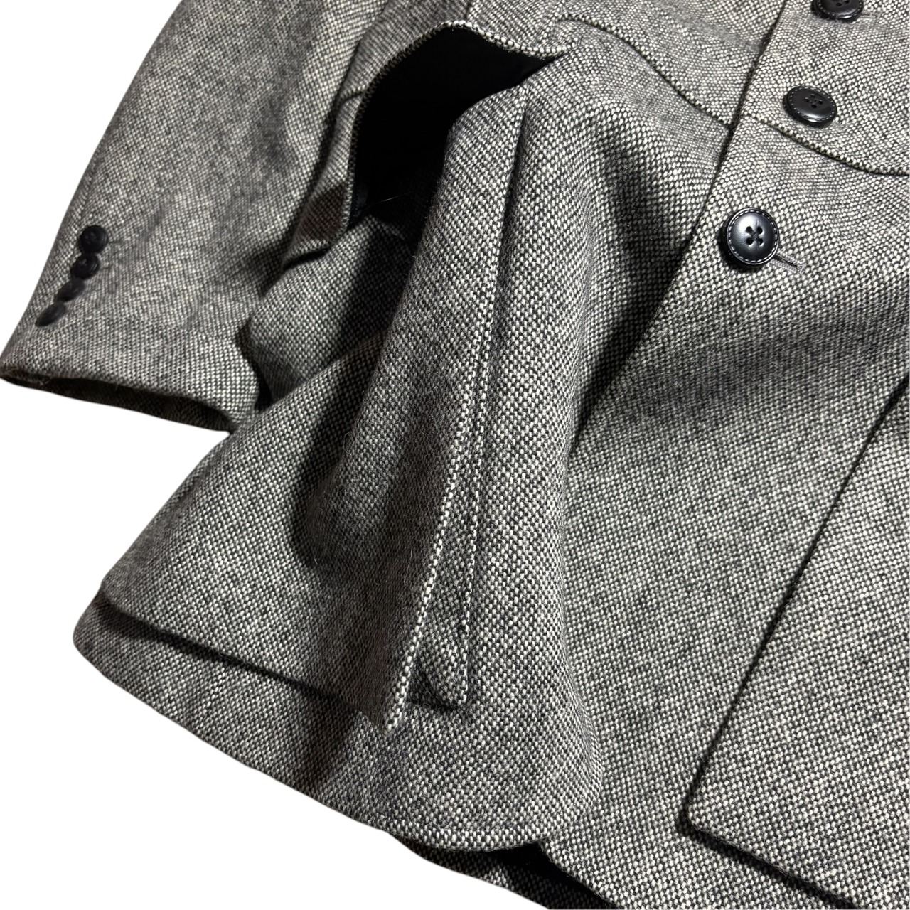 vintage BURBERRYS tweed norfolk jacket