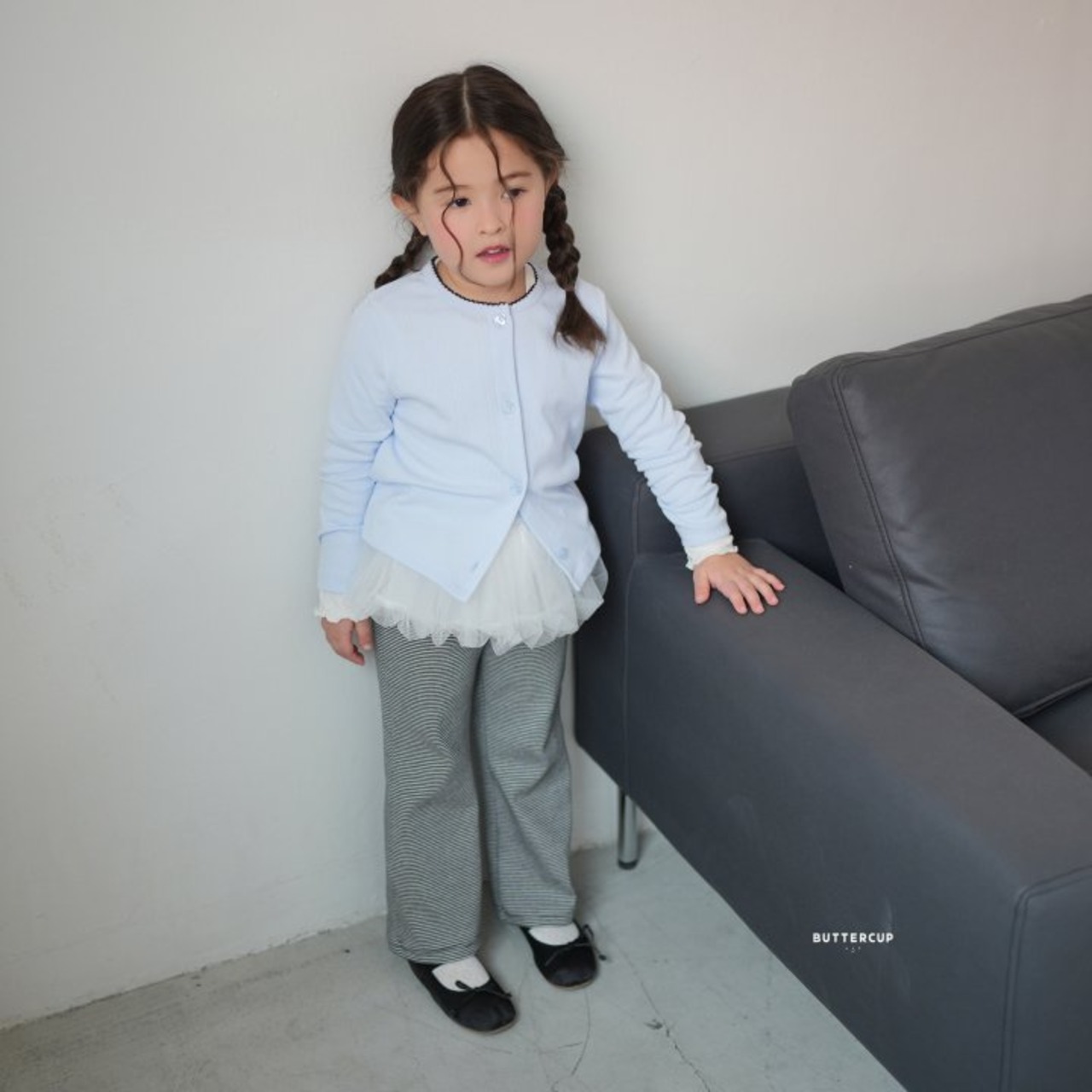 [BUTTERCUP] Eyelet Pincott Cardigan / [버터컵] 아일렛핀콧가디건
