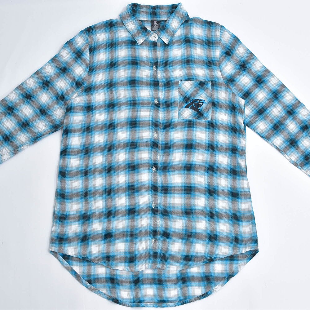 NFL TEAM APPAREL カロライナ・パンサーズ オンブレチェック シャツ