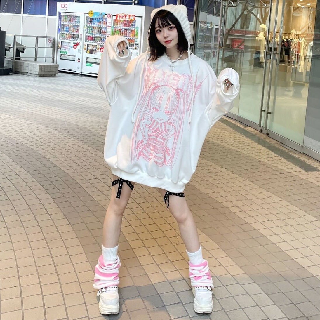 ボーダールーズレッグウォーマー(パステルカラー) | VOLCAN&APHRODITE